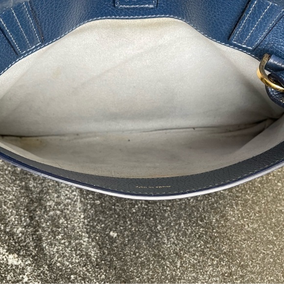 Senreve Doctor Bag in Dark Blue Italian Leather - Picture 13 of 16